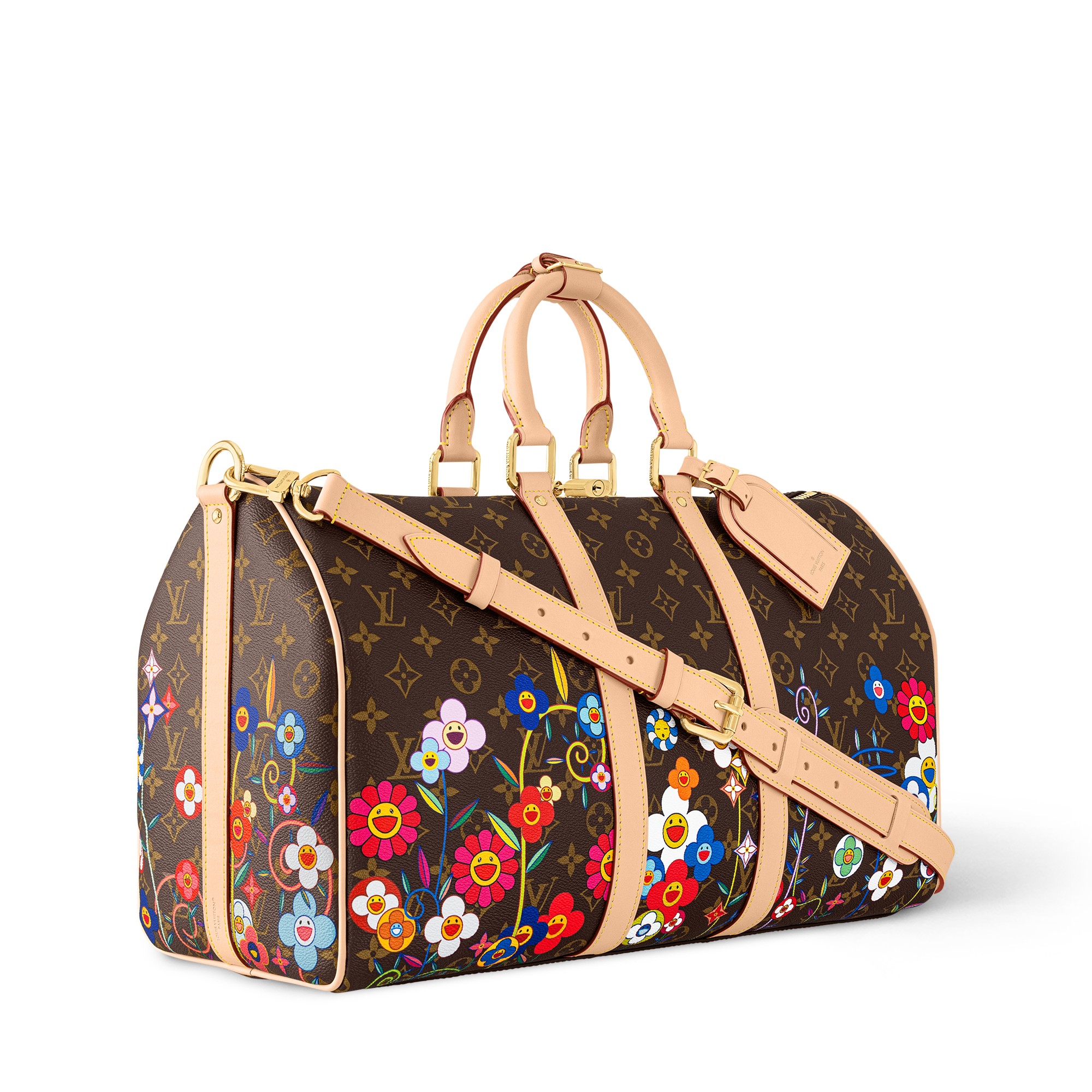 シェイミ lv.x ギンガの覇道 LV x TM Keepall Bandoulière 45 Other Monogram Canvas - } - M14182